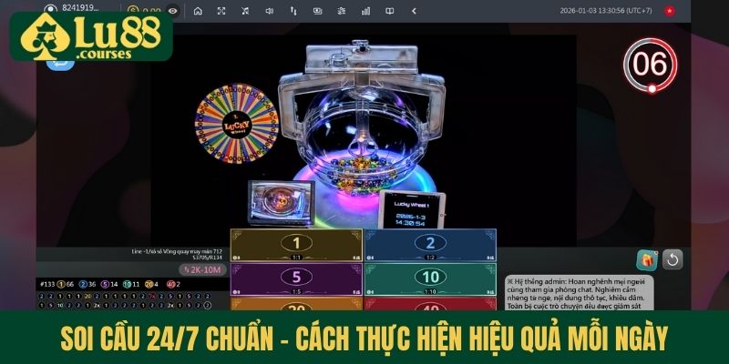Soi cầu 24/7 chuẩn - Cách thực hiện hiệu quả mỗi ngày